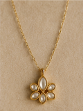 Kundan Lotus Necklace