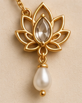 Lotus Drop Necklace